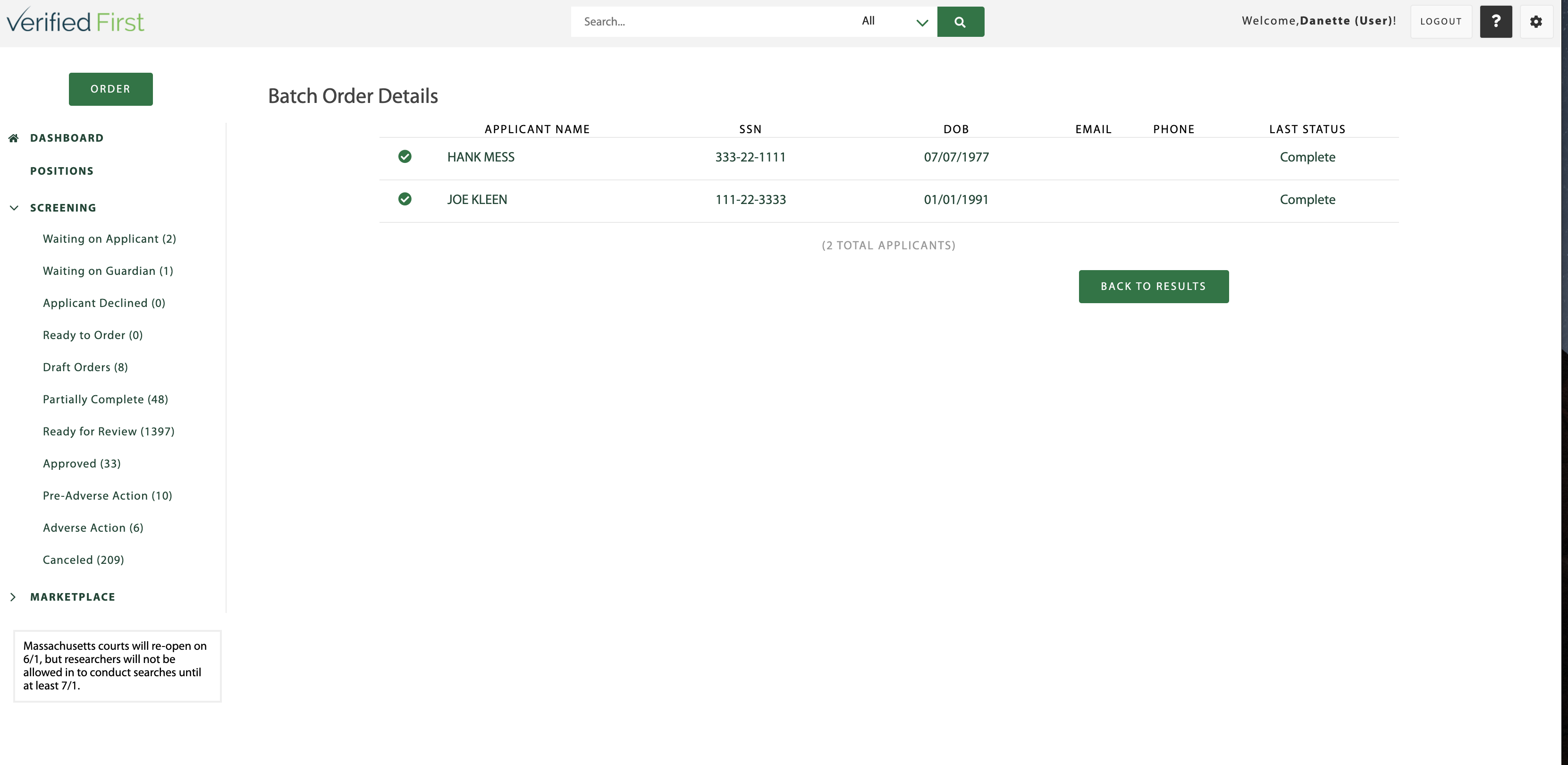 Placing a Batch Order via Direct Order Client Resource Center